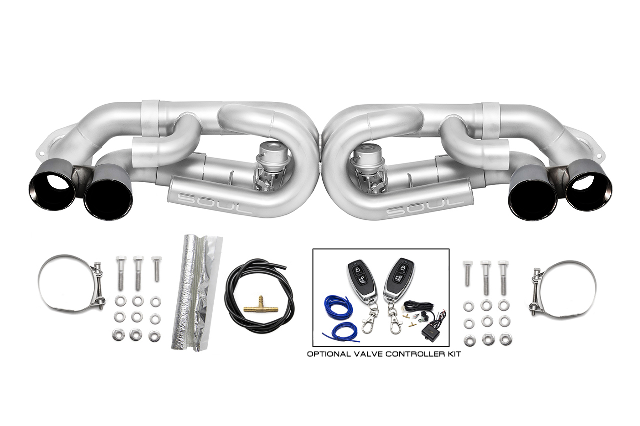 Porsche 991.1 Base with PSE / S / GTS Carrera SOUL Valved Performance Exhaust System - Image 2