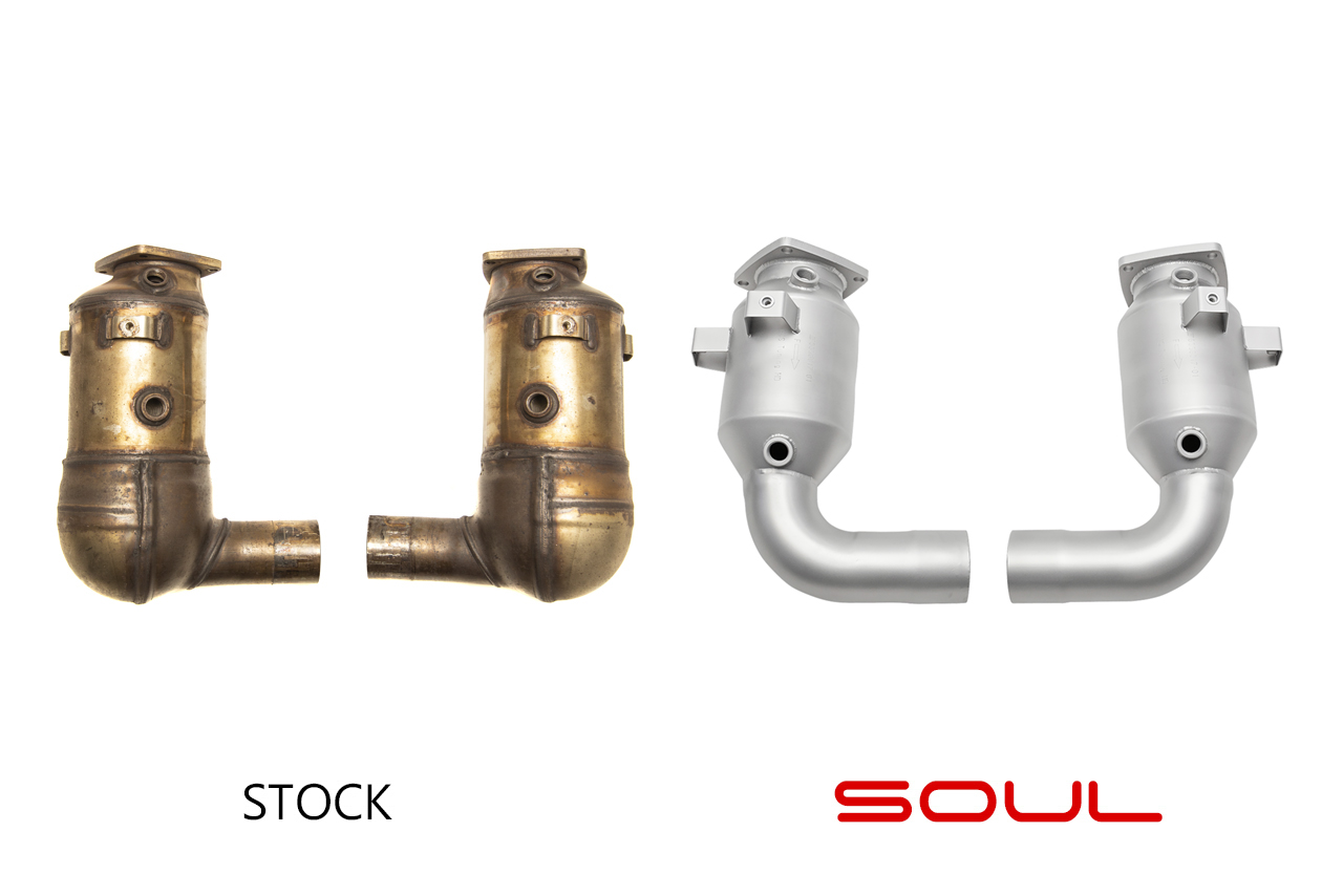 Porsche 991.2 Carrera Base / S (without PSE) SOUL Sport Catalytic Converters - Image 4