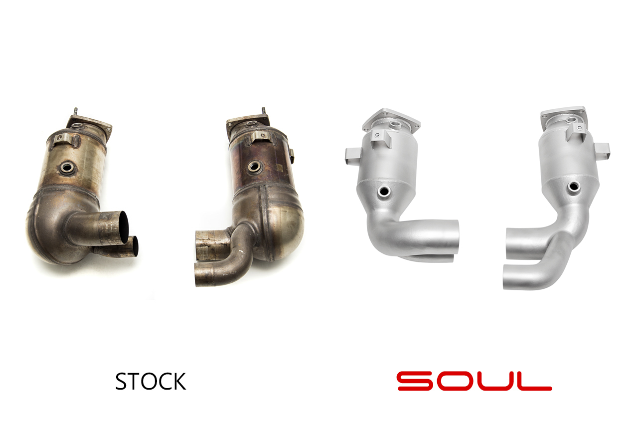 Porsche 991.2 Carrera (with PSE) SOUL Sport Catalytic Converters - Image 4