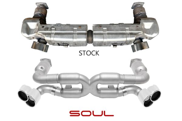 Porsche 996 Turbo Sport X-Pipe Exhaust System - Image 2
