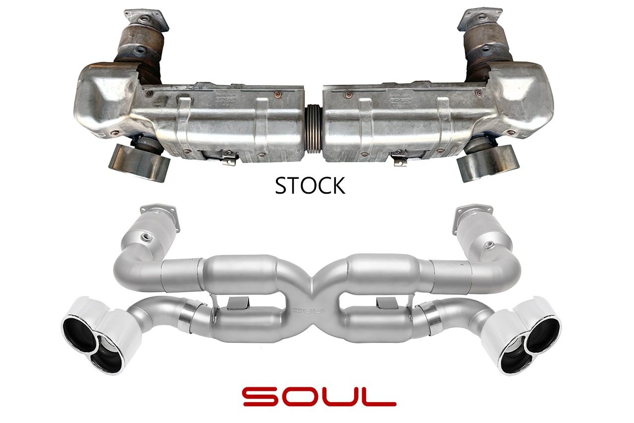 Porsche 996 Turbo Sport X-Pipe Exhaust System - Image 2