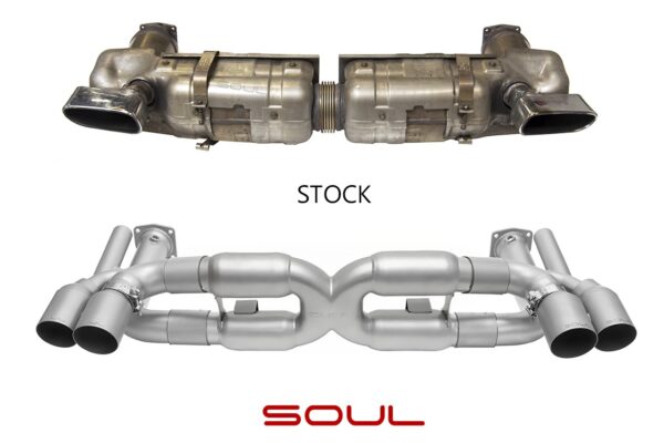 Porsche 997.1 Turbo Competition X-Pipe Exhaust System - Image 5
