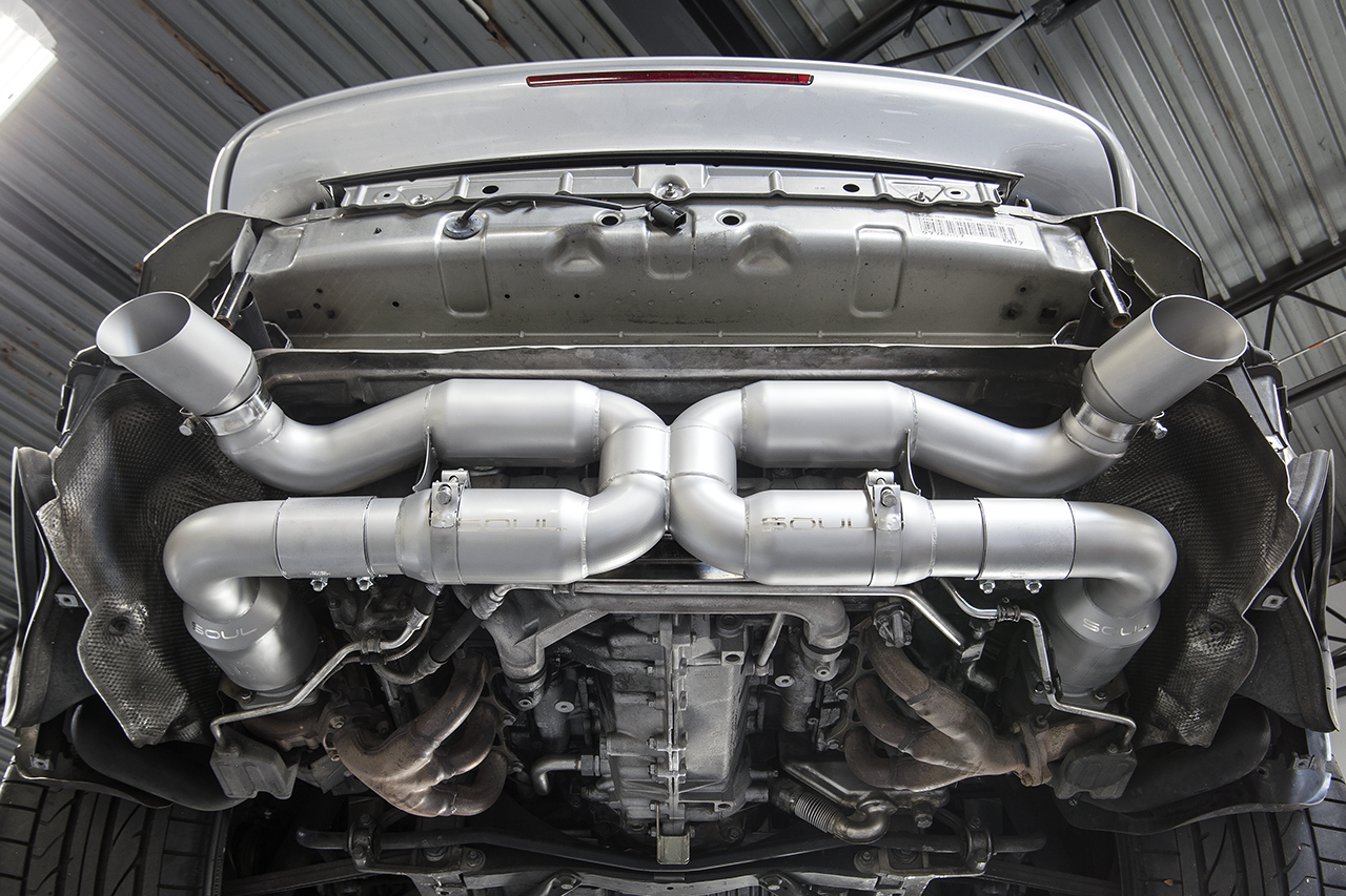 Porsche 997.1 Turbo Sport X-Pipe Exhaust System - Image 7