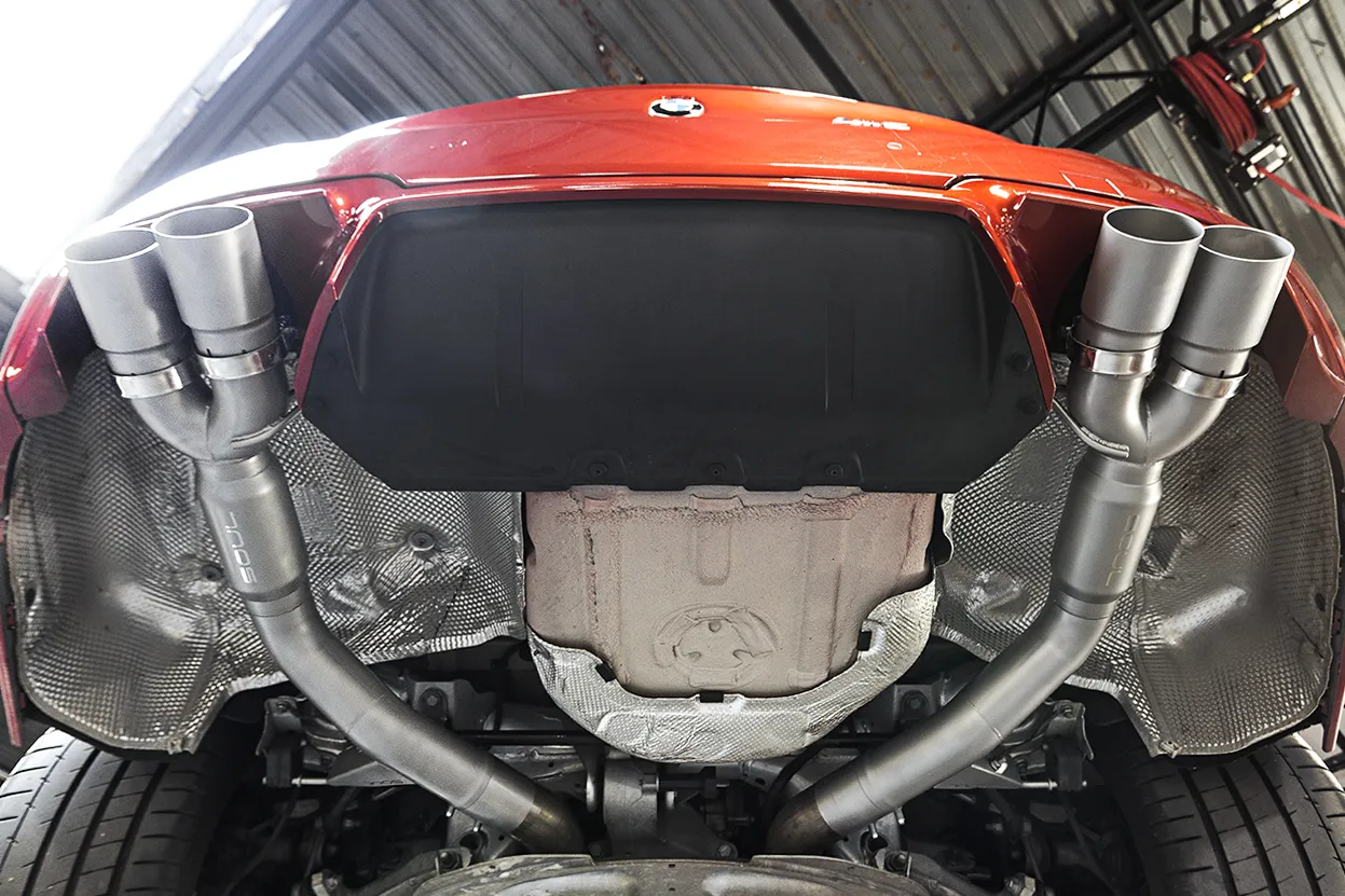 BMW F10 M5 SOUL Resonated Muffler Bypass Exhaust - Image 11