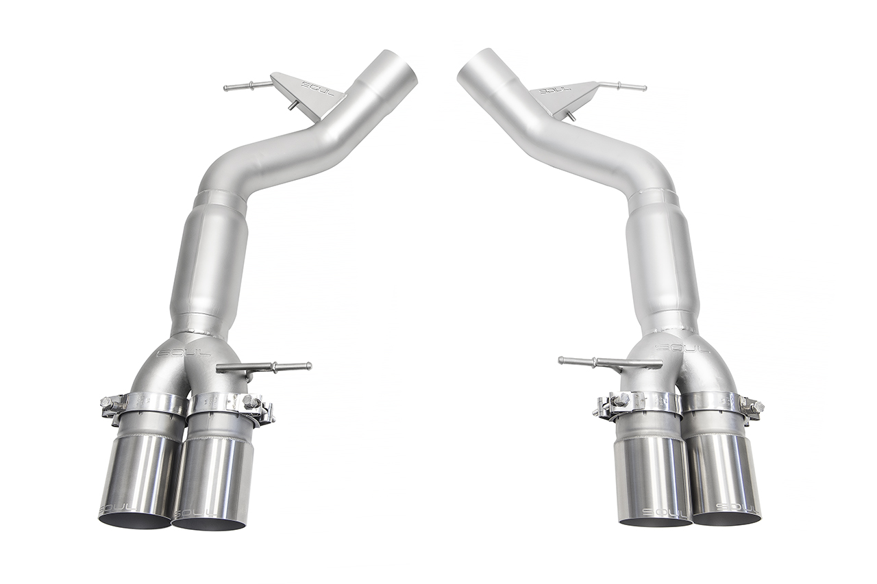 BMW F10 M5 SOUL Resonated Muffler Bypass Exhaust - Image 2
