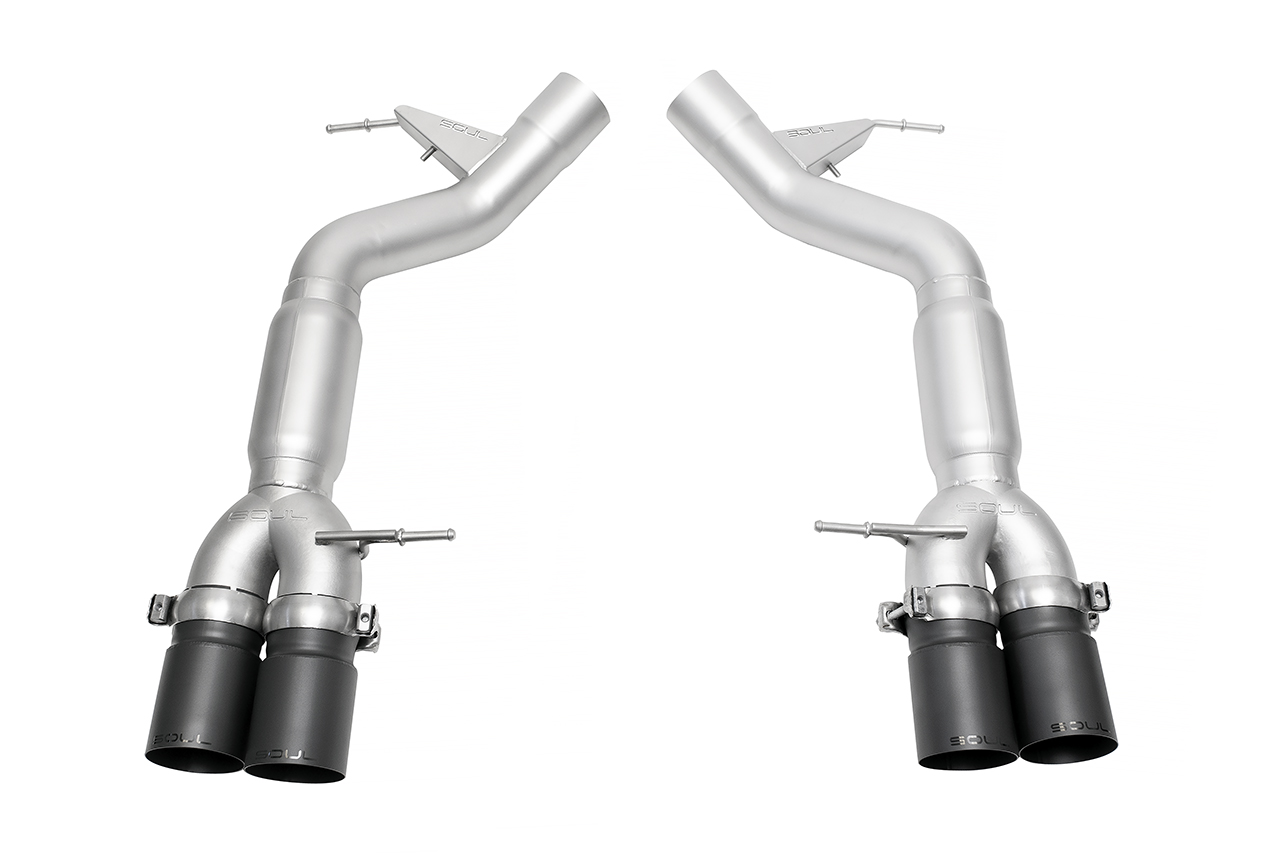 BMW F10 M5 SOUL Resonated Muffler Bypass Exhaust