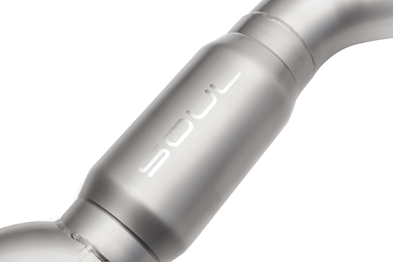 BMW F10 M5 SOUL Resonated Muffler Bypass Exhaust - Image 8