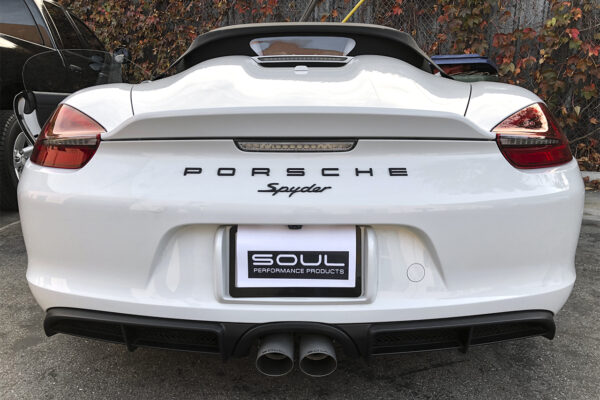 Porsche 981 GT4 / Boxster Spyder / Clubsport SOUL Valved Exhaust System - Image 10