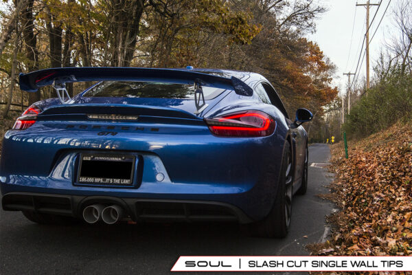 Porsche 981 GT4 / Boxster Spyder / Clubsport SOUL Valved Exhaust System - Image 11