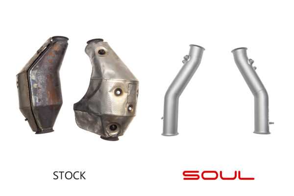 Lamborghini Gallardo SOUL Cat Bypass Pipes - Image 3