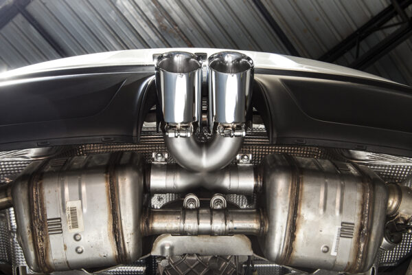 Porsche 718 Boxster / Cayman SOUL Bolt-On X-Pipe With Tips - Image 15