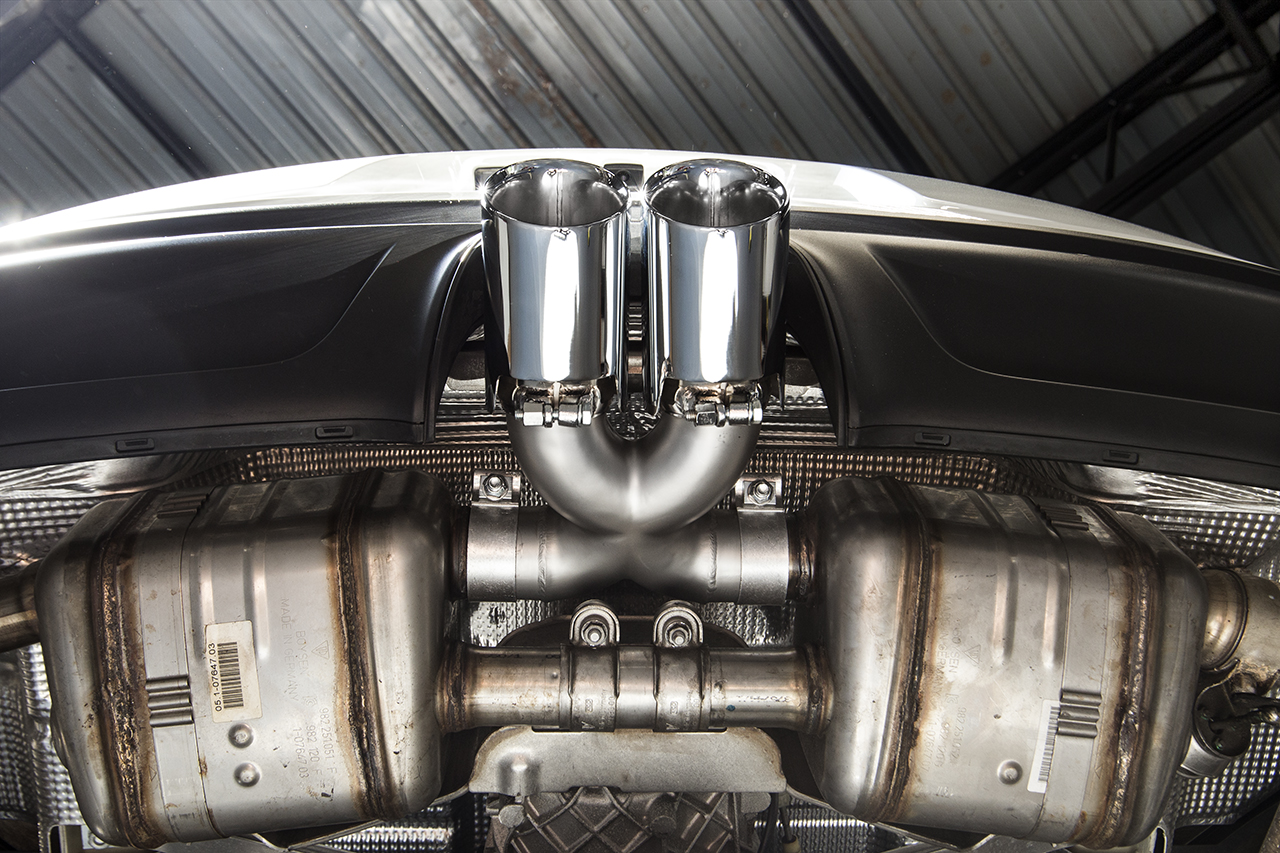 Porsche 718 Boxster / Cayman SOUL Bolt-On X-Pipe With Tips - Image 15