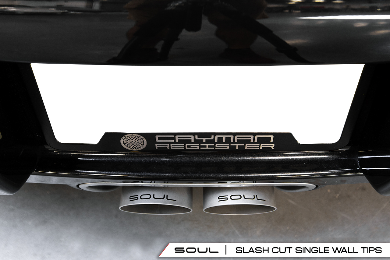 Porsche 718 Boxster / Cayman SOUL Bolt-On X-Pipe With Tips - Image 20