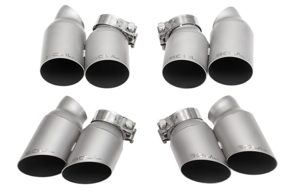 Porsche 991 Turbo SOUL Bolt On Exhaust Tips
