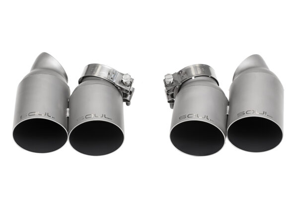 Porsche 991 Turbo SOUL Bolt On Exhaust Tips - Image 3