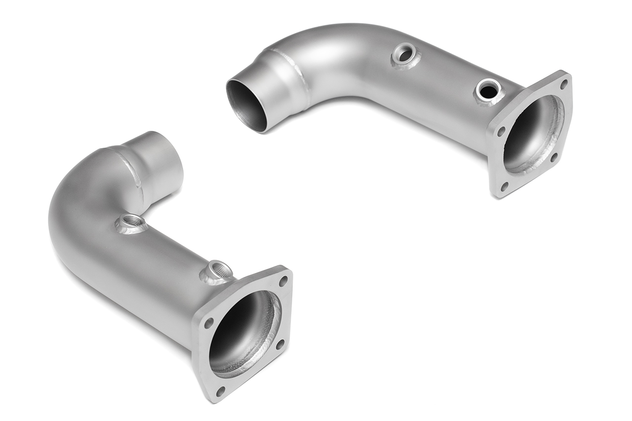 Porsche 991 Turbo SOUL Cat Bypass Pipes - Image 3
