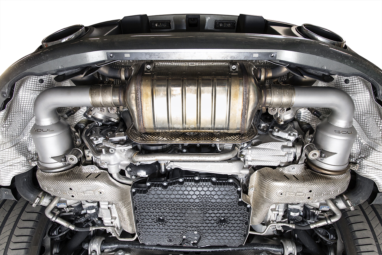 Porsche 992.1 Carrera SOUL Cat Bypass Pipes - Image 6