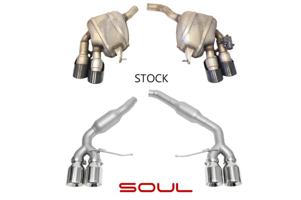 Porsche Macan 2.0T SOUL Resonated Muffler Bypass Exhaust - Image 6