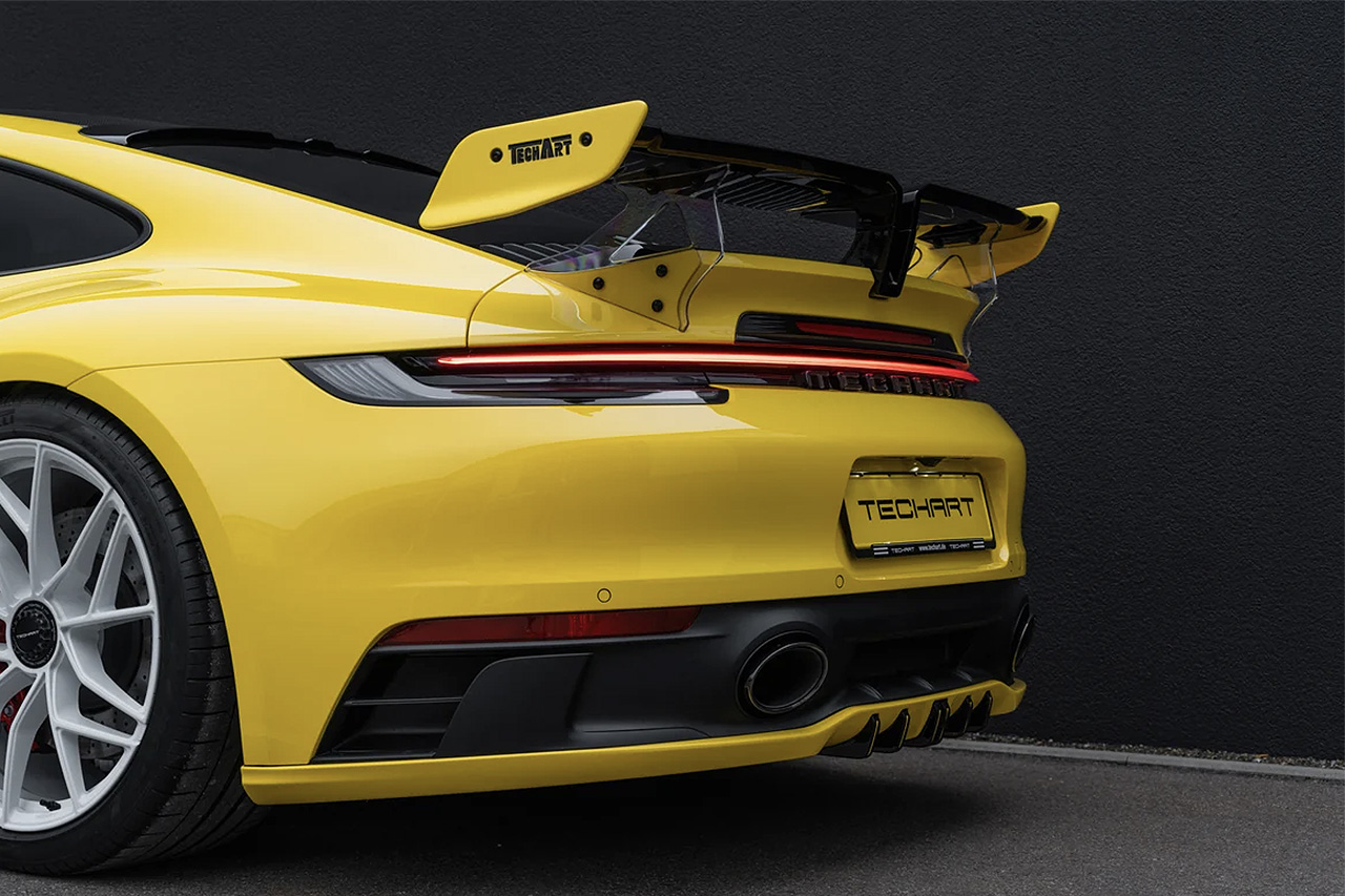 Porsche 992 Carrera TECHART Rear Spoiler II - Image 2