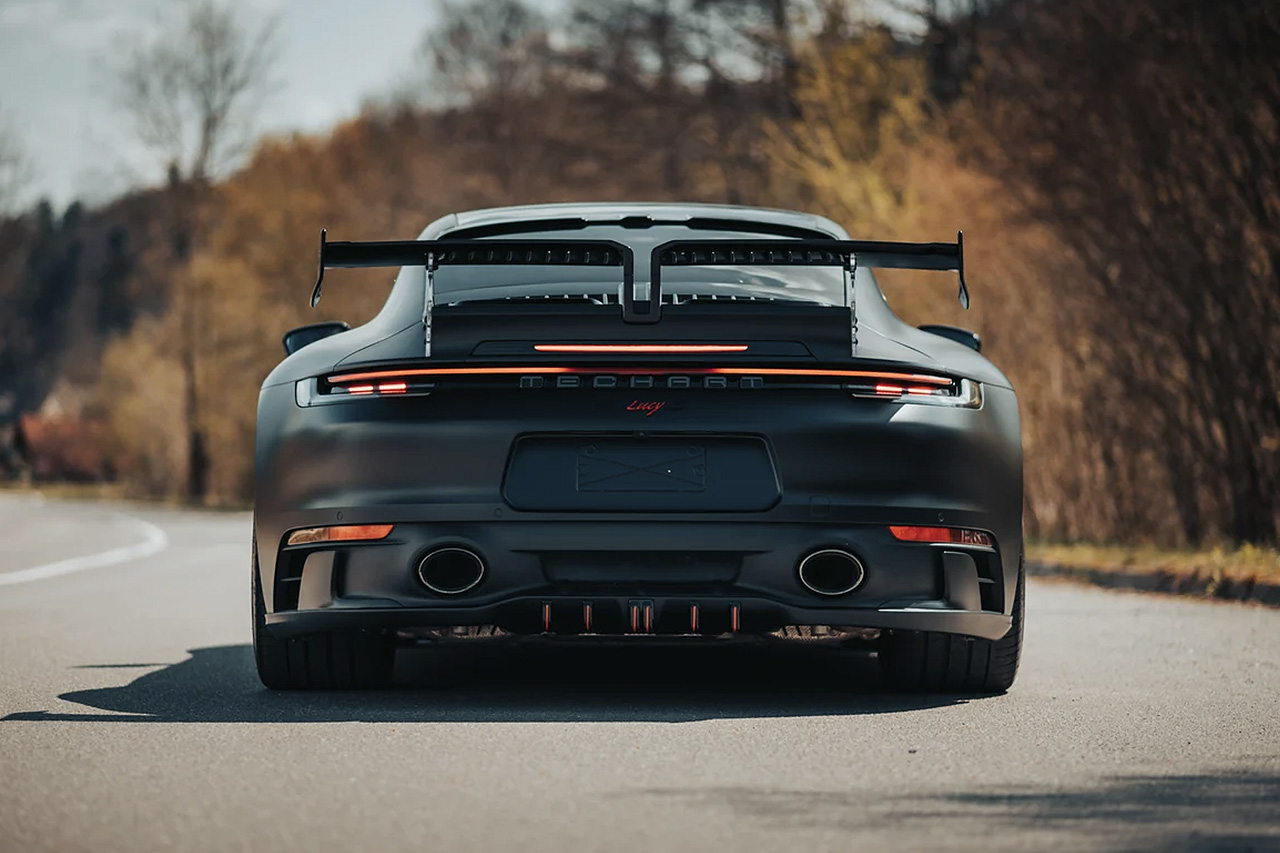 Porsche 992 Carrera TECHART Rear Spoiler II - Image 7